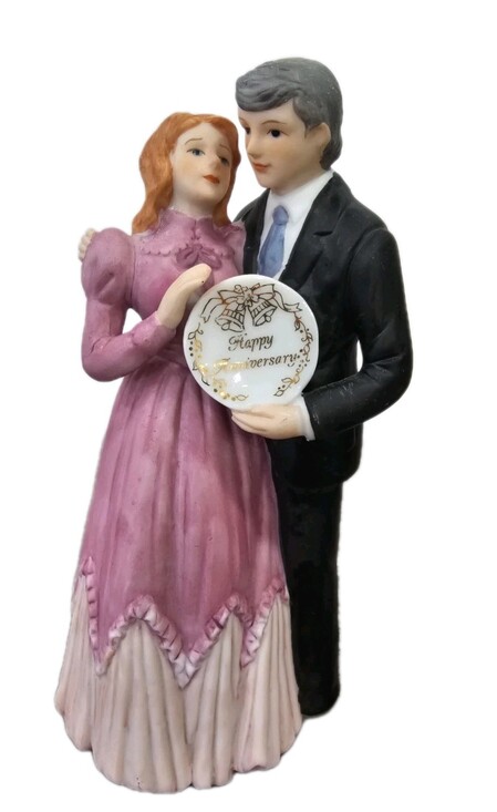 Other - vintage Enesco "Treasured Memories" figurine of a couple celebrating their...